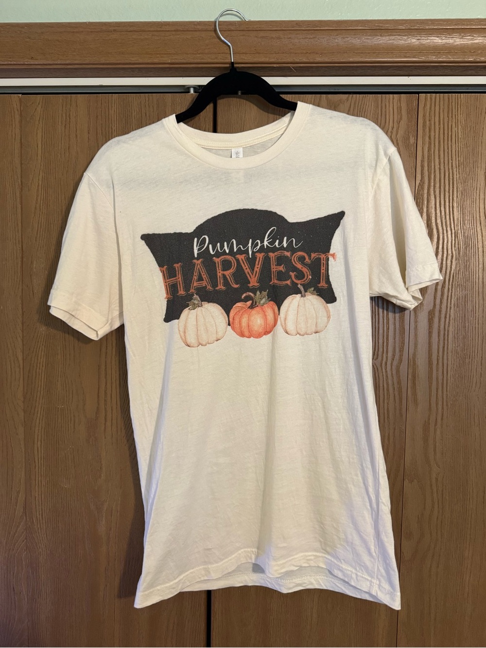 Pumpkin Harvest Graphic Tee - Cream